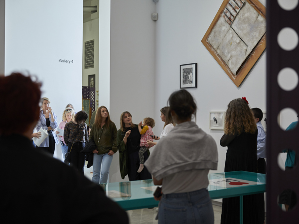 2019 Dec 7 Ruth Buchanan Tour Exhibition Opening Day