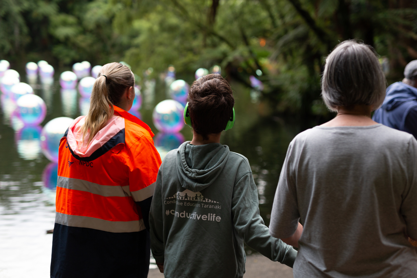 Accessibility tour at Pukekura Park