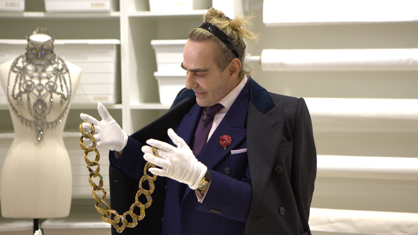 John Galliano And A Member Of The Dior Atelier At The Dior Archives In Paris David Harrimanjpeg